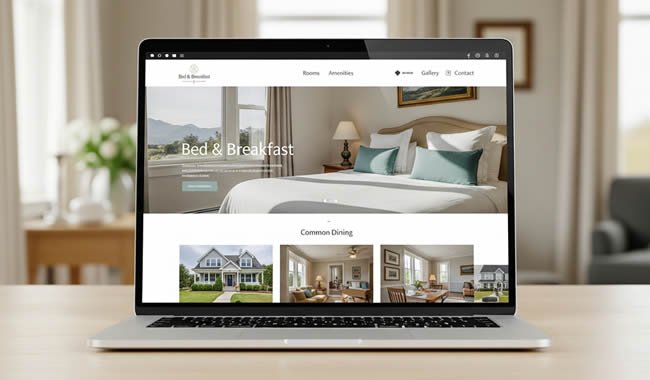Beautiful B&B Website Created by US