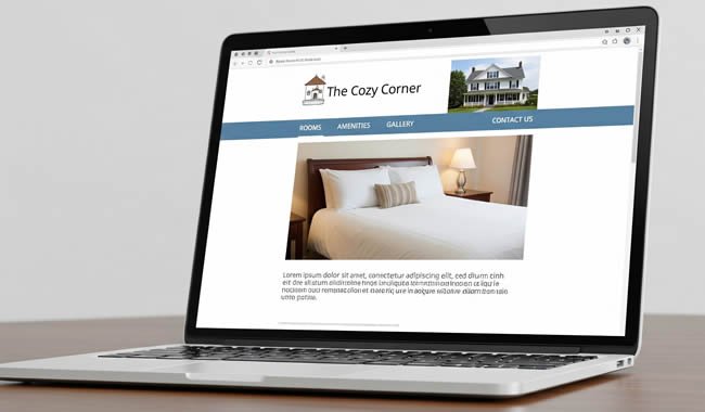 Generic B&B Website from Template